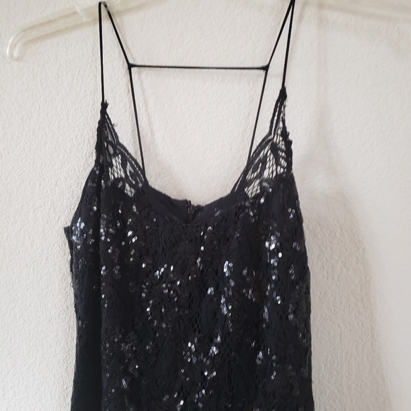 H&M Black Sequence Dress Size 6 NWOT - Picture 8 of 10